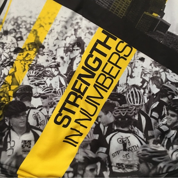 SUGOI Cycling Jersey 1/4 Zip LG Black yellow gray white. EUC Like New - Picture 6 of 13